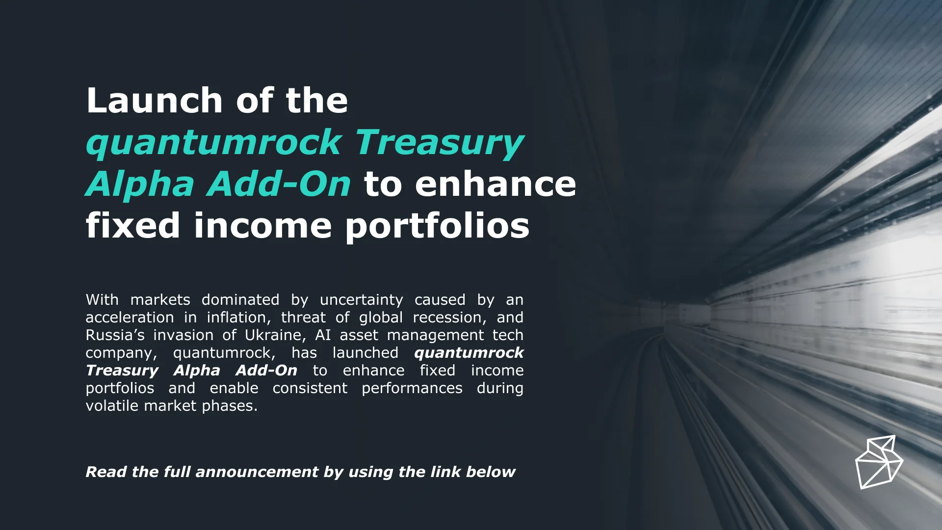 Launch of the quantumrock Treasury Alpha AddOn to enhance fixed